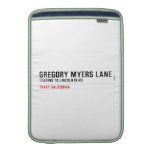 Gregory Myers Lane  MacBook Air sleeves