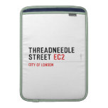 Threadneedle   street  MacBook Air sleeves