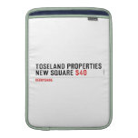 Toseland Properties New Square  MacBook Air sleeves