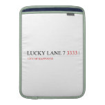 Lucky Lane 7  MacBook Air sleeves