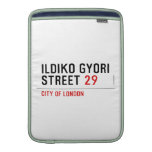 Ildiko Gyori Street  MacBook Air sleeves
