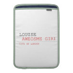 louise   MacBook Air sleeves