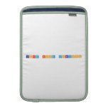Canned Food Donations  MacBook Air sleeves
