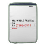 Ma whole familiA Sa Za  MacBook Air sleeves