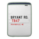 BRYANT RD.   MacBook Air sleeves