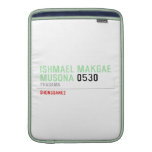 ISHMAEL MAKGAE MUSONA  MacBook Air sleeves