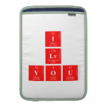 I
 Lv
 you  MacBook Air sleeves