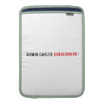 Admin carLEX  MacBook Air sleeves
