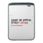COURT OF APPEAL STREET  MacBook Air sleeves