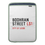 Bodhran Street  MacBook Air sleeves