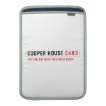 Cooper house  MacBook Air sleeves