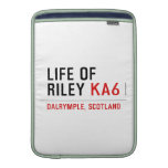 life of  riley  MacBook Air sleeves