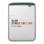 Alan  Street  MacBook Air sleeves