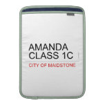 AMANDA class 1C  MacBook Air sleeves