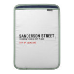 SANDERSON STREET  MacBook Air sleeves