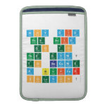 Why did 
 the acid
  go to 
 the gym? 
  To become 
 a buffer 
 solution!   MacBook Air sleeves