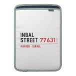Inbal Street  MacBook Air sleeves