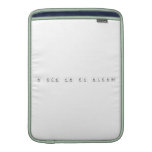 Be calm and do science  MacBook Air sleeves