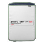BARROW YOUTH CLUB  MacBook Air sleeves