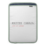 kaycee canasa  MacBook Air sleeves