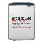 Intorrek Lane   MacBook Air sleeves