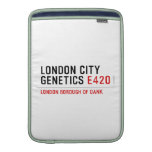 LONDON city genetics  MacBook Air sleeves
