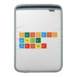 Periodic
 Table
 Writer  MacBook Air sleeves