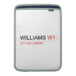 WILLIAMS  MacBook Air sleeves