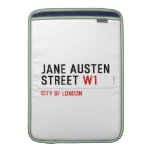 Jane Austen Street  MacBook Air sleeves