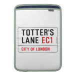 totter's  lane  MacBook Air sleeves