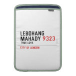 LEBOHANG MAHADY  MacBook Air sleeves