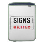 signs  MacBook Air sleeves