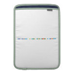 feliz navidad, te deseo mucho exito y felicidad  MacBook Air sleeves