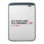 Red Riding Hood  in Clerkenwell  MacBook Air sleeves