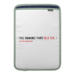 The rowing yard  MacBook Air sleeves