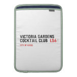 VICTORIA GARDENS  COCKTAIL CLUB   MacBook Air sleeves