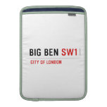 bIG BEN  MacBook Air sleeves