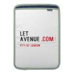 LET  AVENUE  MacBook Air sleeves