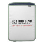Hot Rod Blvd  MacBook Air sleeves