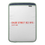 chloe Street  MacBook Air sleeves
