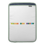 geloof hoop liefde  MacBook Air sleeves