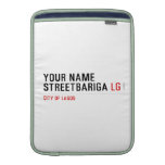 Your Name StreetBariga  MacBook Air sleeves