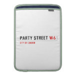 Party street  MacBook Air sleeves