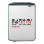 Aleia Mccalman Street  MacBook Air sleeves