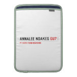 Annalee Noakes  MacBook Air sleeves