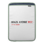 Brazil Avenue  MacBook Air sleeves