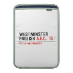 Westminster English  MacBook Air sleeves