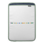 free happy life vision love peace  MacBook Air sleeves
