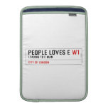 PEOPLE LOVES E  MacBook Air sleeves