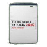 Fulton street Extracts  MacBook Air sleeves
